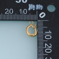 Oval Snap Clasp Connector,14K Gold Silver Jewelry Clasp DIY Findings for Necklace Bracelet Making
