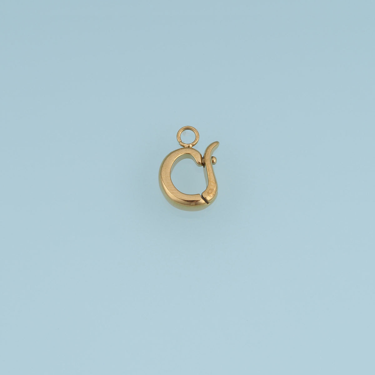 Oval Snap Clasp Connector,14K Gold Silver Jewelry Clasp DIY Findings for Necklace Bracelet Making
