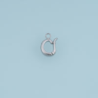 Oval Snap Clasp Connector,14K Gold Silver Jewelry Clasp DIY Findings for Necklace Bracelet Making