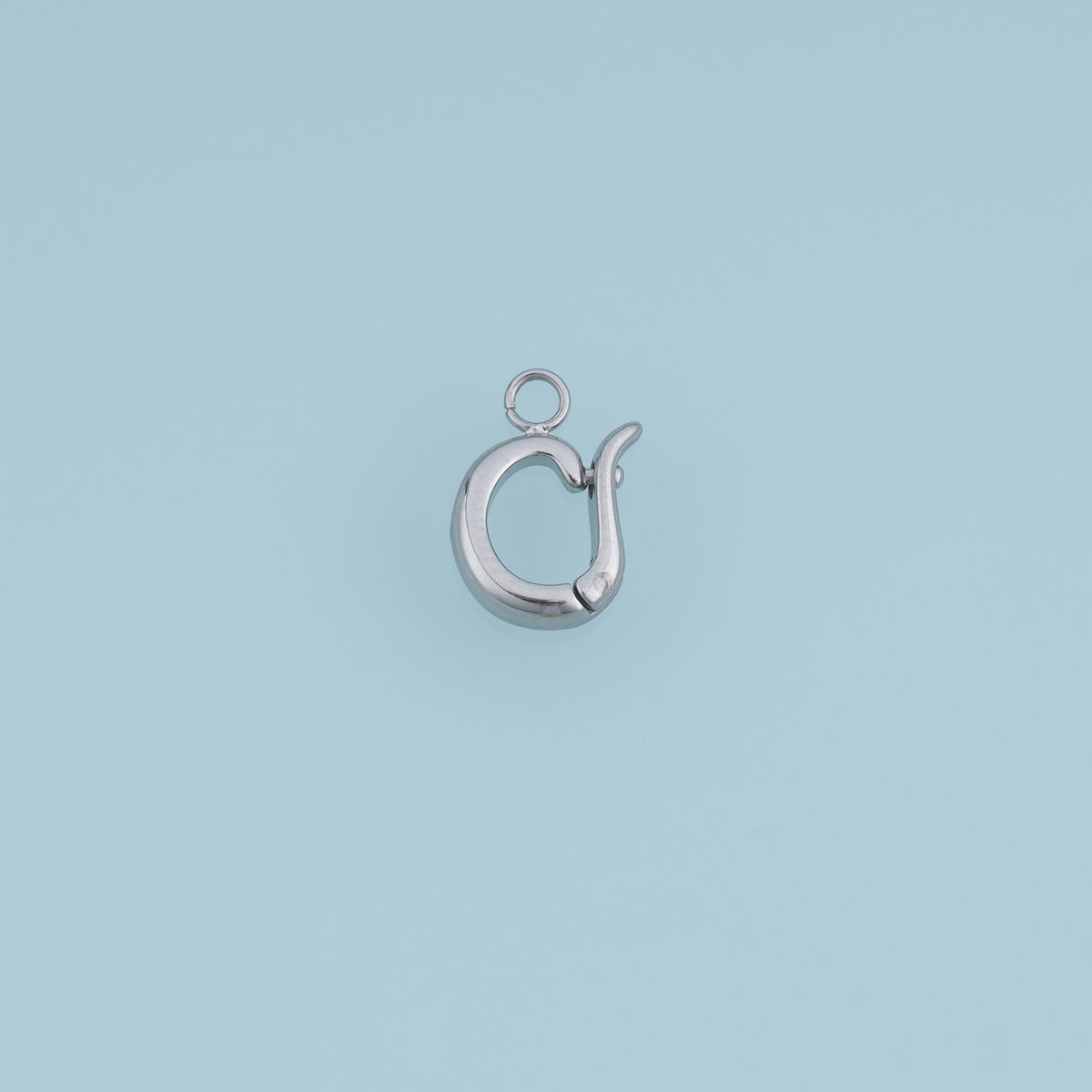 Oval Snap Clasp Connector,14K Gold Silver Jewelry Clasp DIY Findings for Necklace Bracelet Making