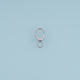 Oval Snap Clasp Connector,14K Gold Silver Oval Jewelry Clasp DIY Findings for Necklace Bracelet Making