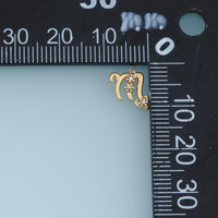 12 Zodiac Sign Charms,14K Gold Astrology Crystal Horoscope Pendants DIY Charms for Necklace Bracelet Making