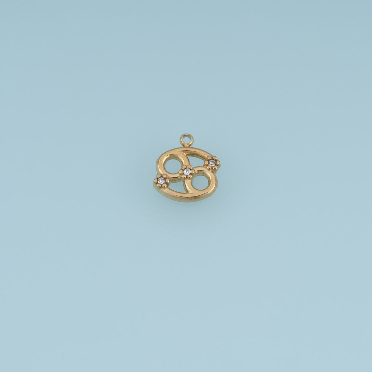 12 Zodiac Sign Charms,14K Gold Astrology Crystal Horoscope Pendants DIY Charms for Necklace Bracelet Making