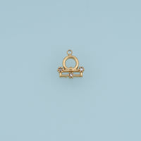 12 Zodiac Sign Charms,14K Gold Astrology Crystal Horoscope Pendants DIY Charms for Necklace Bracelet Making