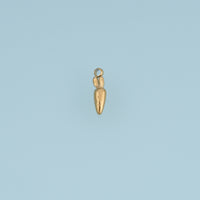 Carrot Pendant,14K Gold Cute Vegetable Charm DIY Charm for Necklace Bracelet Making
