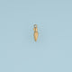 Carrot Pendant,14K Gold Cute Vegetable Charm DIY Charm for Necklace Bracelet Making