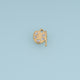 Artist Paint Palette Pendant,14K Gold Crystal Art Charm DIY Charm for Necklace Bracelet Making
