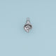 Calla Lily Flower Pendant,14K Gold Silver Crystal Floral Charm DIY Charm for Necklace Bracelet Making