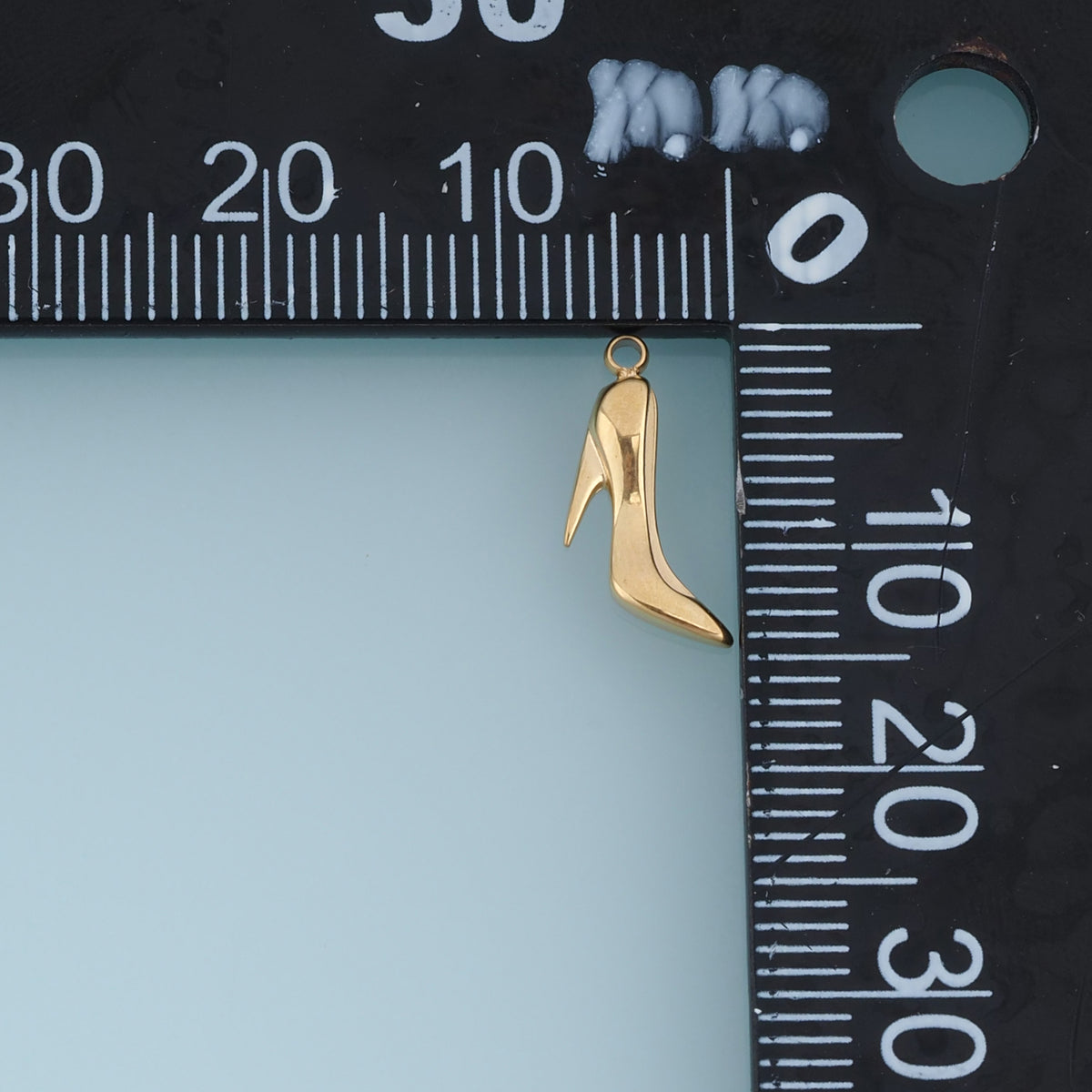 High Heel Shoe Pendant,14K Gold Silver Fashion Stiletto Charm DIY Charm for Necklace Bracelet Making