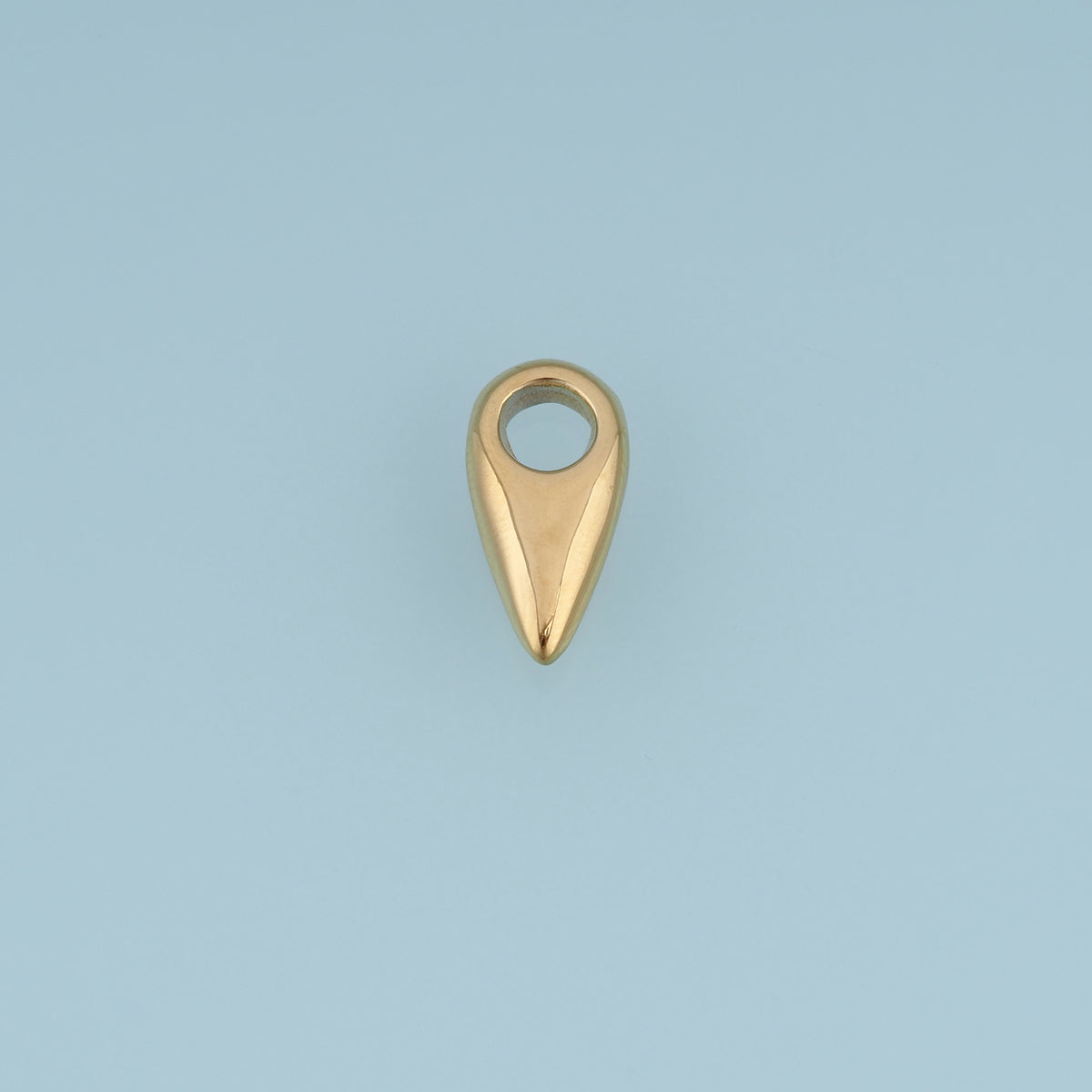 Pointed Teardrop Pendant,14K Gold Silver Minimalist Geometric Charm DIY Charm for Necklace Bracelet Making