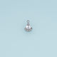 Teardrop Crystal Pendant,14K Gold Silver Sparkling Rhinestone Drop Charm DIY Charm for Necklace Bracelet Making