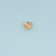 LOVE Heart Pendant,14K Gold Silver Crystal Heart Charm DIY Charm for Necklace Bracelet Making