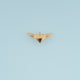 Winged Heart Pendant,14K Gold Silver Angel Wings Heart Charm DIY Charm for Necklace Bracelet Making