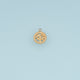 Tree of Life Pendant,14K Gold Vintage Round Tree Charm DIY Charm for Necklace Bracelet Making
