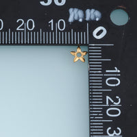 Open Center Star Flower Pendant,14K Gold Silver Sculpted Petal Charm DIY Charm for Necklace Bracelet Making
