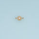 Sunburst Crystal Connector,14K Gold Silver Radiant Sun Charm DIY Connector for Necklace Bracelet Making