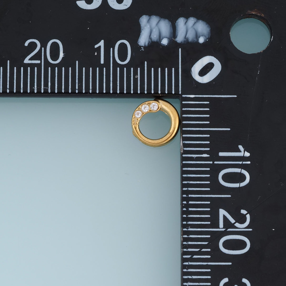Open Circle Crystal Pendant,14K Gold Silver Sparkling Rhinestone Ring Charm DIY Charm for Necklace Bracelet Making