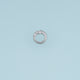Open Circle Crystal Pendant,14K Gold Silver Sparkling Rhinestone Ring Charm DIY Charm for Necklace Bracelet Making