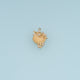 Scallop Shell Crystal Pendant,14K Gold Silver Ocean Seashell Charm DIY Charm for Necklace Bracelet Making