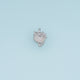 Scallop Shell Crystal Pendant,14K Gold Silver Ocean Seashell Charm DIY Charm for Necklace Bracelet Making
