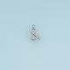 Ampersand Symbol Pendant,14K Gold Silver Minimalist Letter Charm DIY Charm for Necklace Bracelet Making
