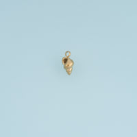 Spiral Seashell Pendant,14K Gold Silver 3D Conch Shell Charm DIY Charm for Necklace Bracelet Making