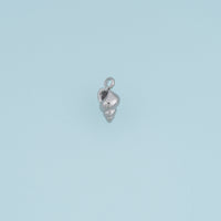 Spiral Seashell Pendant,14K Gold Silver 3D Conch Shell Charm DIY Charm for Necklace Bracelet Making