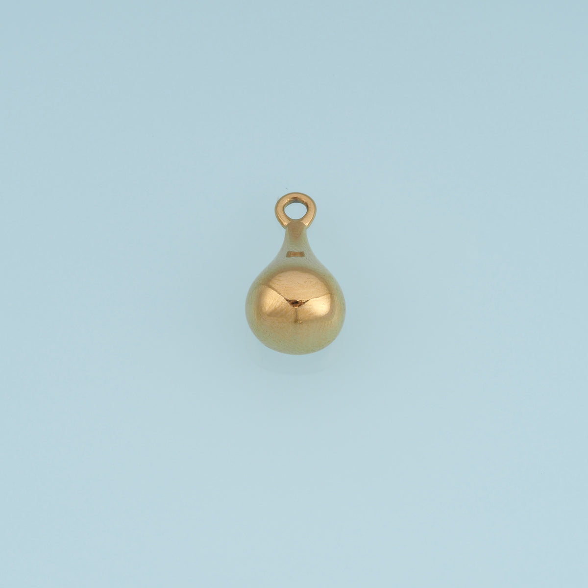 Puffy Teardrop Pendant,14K Gold Silver Polished 3D Drop Charm DIY Charm for Necklace Bracelet Making