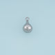 Puffy Teardrop Pendant,14K Gold Silver Polished 3D Drop Charm DIY Charm for Necklace Bracelet Making