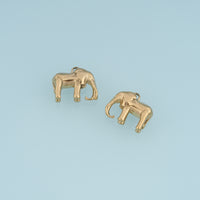 3D Elephant Pendant,14K Gold Silver Animal Elephant Charm DIY Charm for Necklace Bracelet Making