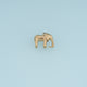 3D Elephant Pendant,14K Gold Silver Animal Elephant Charm DIY Charm for Necklace Bracelet Making
