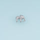 3D Elephant Pendant,14K Gold Silver Animal Elephant Charm DIY Charm for Necklace Bracelet Making