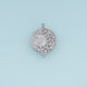 Celestial Sun Face Pendant,14K Gold Silver Vintage Crystal Sunburst Charm DIY Charm for Necklace Bracelet Making