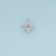 Eight Point Star Crystal Pendant,14K Gold Silver Sparkling Celestial Star Charm DIY Charm for Necklace Bracelet Making