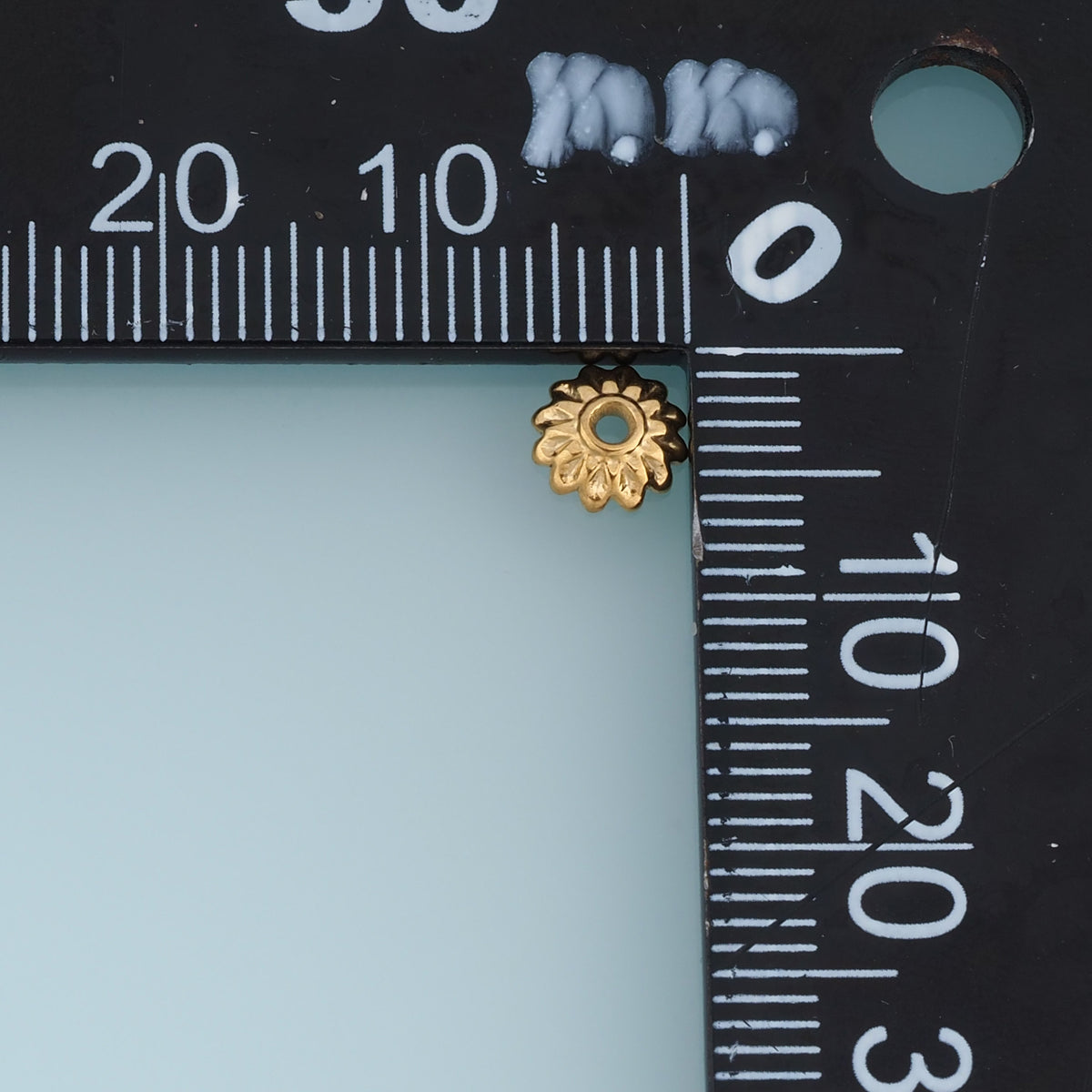 Flower Bead Cap,14K Gold Platinum Textured Floral Bead Cap DIY Jewelry Beads for Necklace Bracelet Making