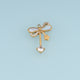 Dragonfly Crystal Pendant,14K Gold Silver Winged Insect Charm with Shell Detail and Star Dangle DIY Charm