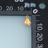 Penguin Pendant,14K Gold Cute Penguin Animal Charm DIY Charm for Necklace Bracelet Making