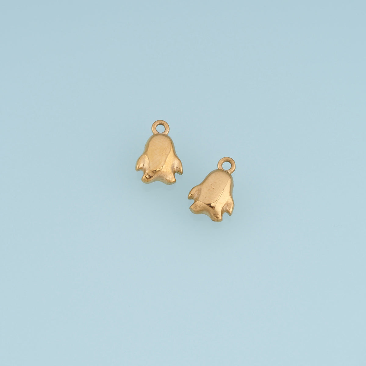 Penguin Pendant,14K Gold Cute Penguin Animal Charm DIY Charm for Necklace Bracelet Making