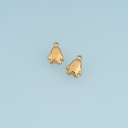 Penguin Pendant,14K Gold Cute Penguin Animal Charm DIY Charm for Necklace Bracelet Making