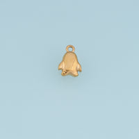 Penguin Pendant,14K Gold Cute Penguin Animal Charm DIY Charm for Necklace Bracelet Making