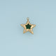 Green Star Pendant,14K Gold Exquisite Charm DIY Charm for Necklace Bracelet Making