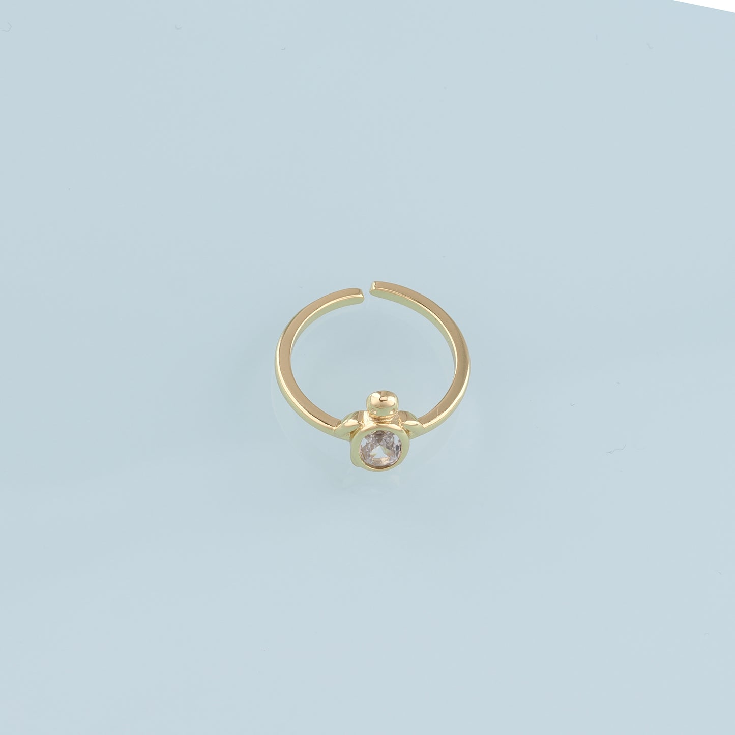 Gold Turtle Ring,18K Gold Filled CZ Micro Pave Turtle Ring,Classic Little Turtle jewelry