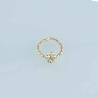 Gold Turtle Ring,18K Gold Filled CZ Micro Pave Turtle Ring,Classic Little Turtle jewelry