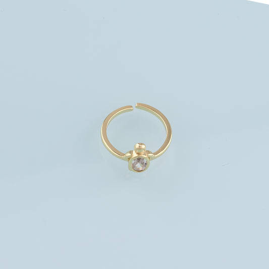 Gold Turtle Ring,18K Gold Filled CZ Micro Pave Turtle Ring,Classic Little Turtle jewelry