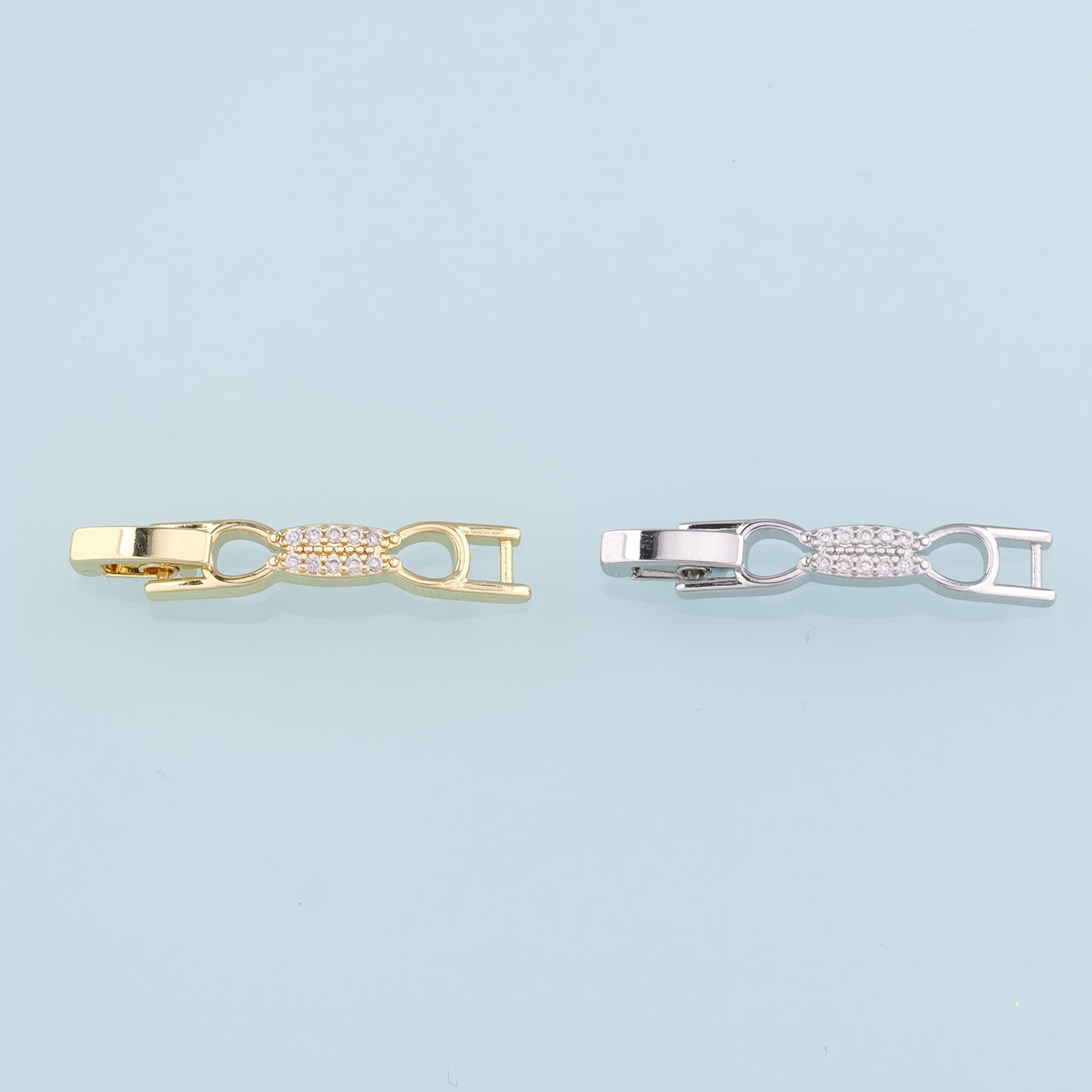 Gold Rectangle Charms,18K Gold Filled CZ rectangle Pendant,Strip crystal Charm Bracelet Necklace for DIY Jewelry Making Supply