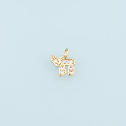 18K Gold Filled Horse Pendant,CZ Micro Pave Horse Charm Bracelet Necklace for DIY Jewelry Making Supply