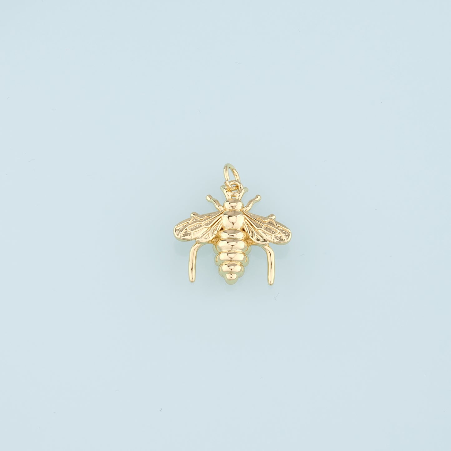 Gold Bee Charms,18K Gold Filled Bee Pendant,Bee Charm Bracelet Necklace for DIY Jewelry Making Supply