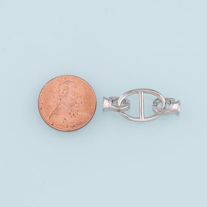 18K Gold Filled Twisted Oval Clasp,Carabiner Lock Connector,Spring Push Gate for DIY Jewelry Finding Necklace Bracelet