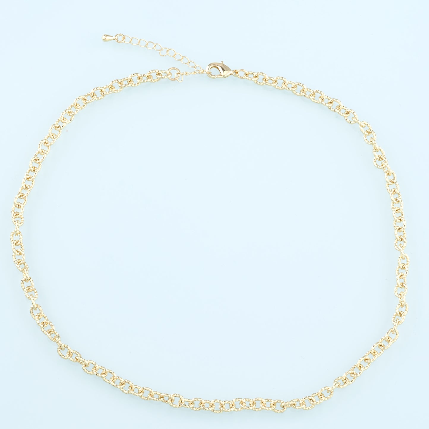 Gold Round Chain,18K Gold Filled Oval for Necklace Bracelet DIY Jewelry Making Supply
