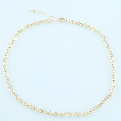 Gold Round Chain,18K Gold Filled Oval for Necklace Bracelet DIY Jewelry Making Supply